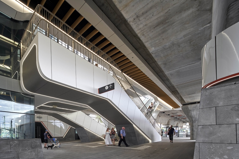 caulfield to dandenong level crossing removal by cox architecture