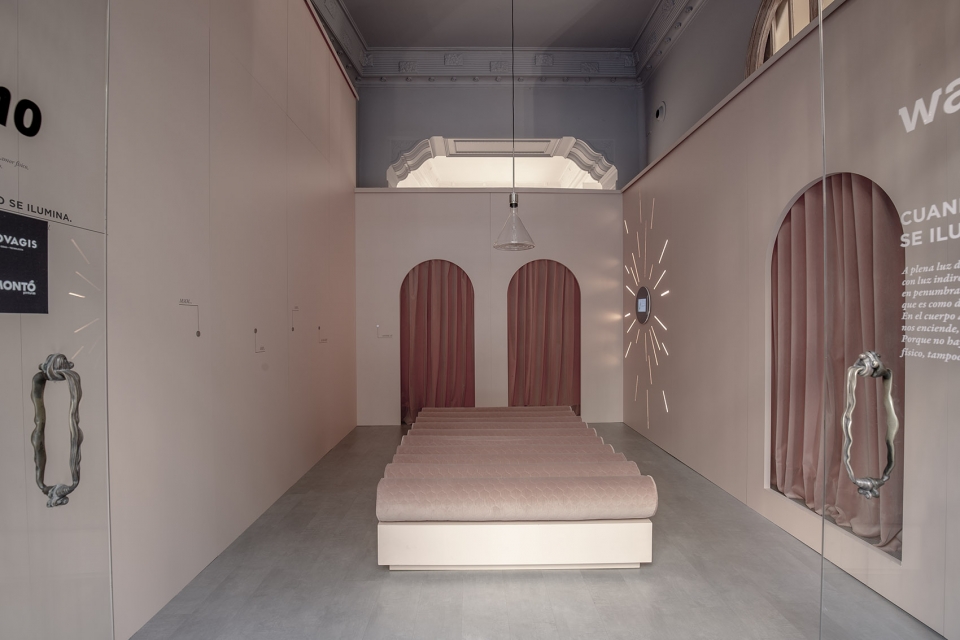 installation of when the desire lightens up by wanna one