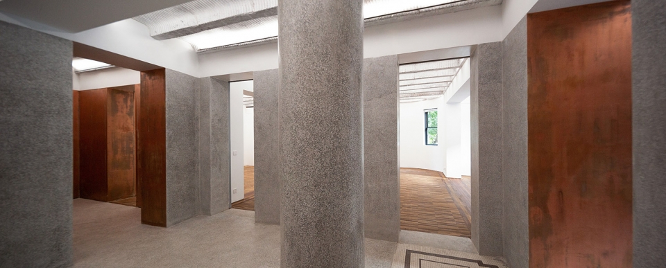 blackstone apartment gallery office china by atelier zeros