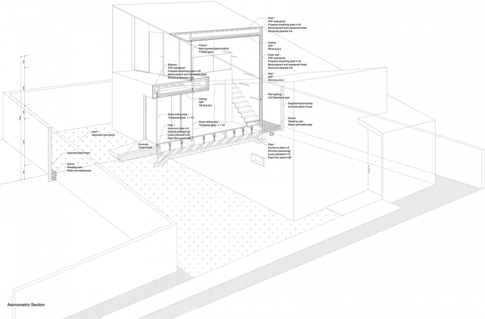 topological folding house by takashi yamaguchi associates