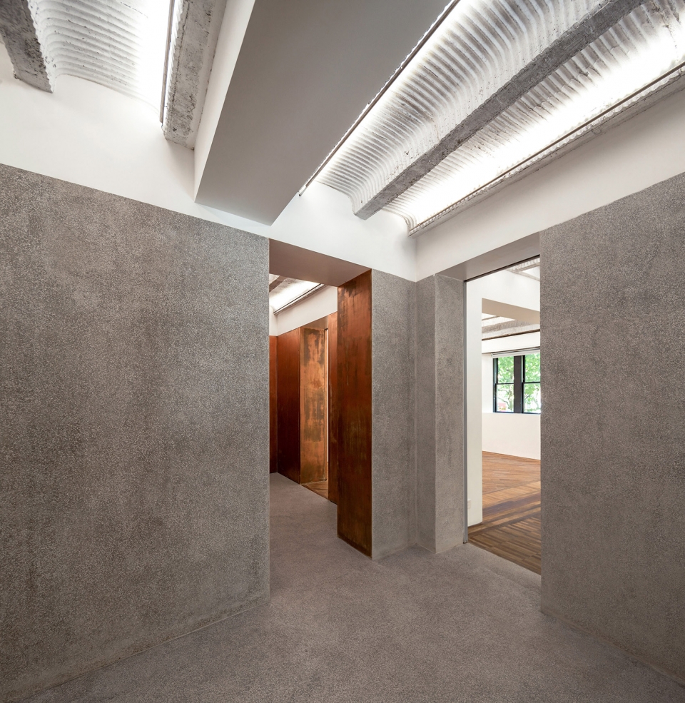 blackstone apartment gallery office china by atelier zeros