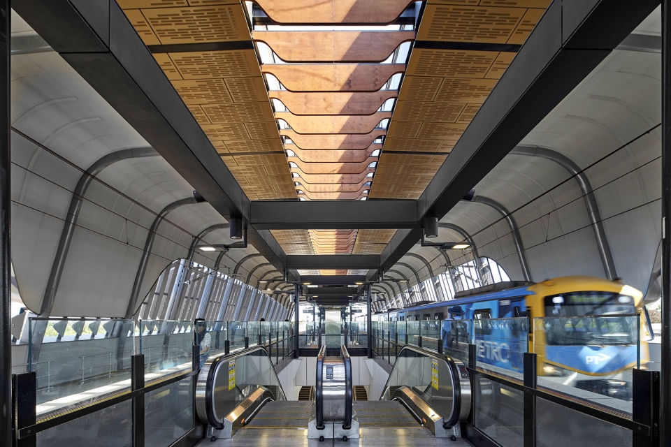 caulfield to dandenong level crossing removal by cox architecture