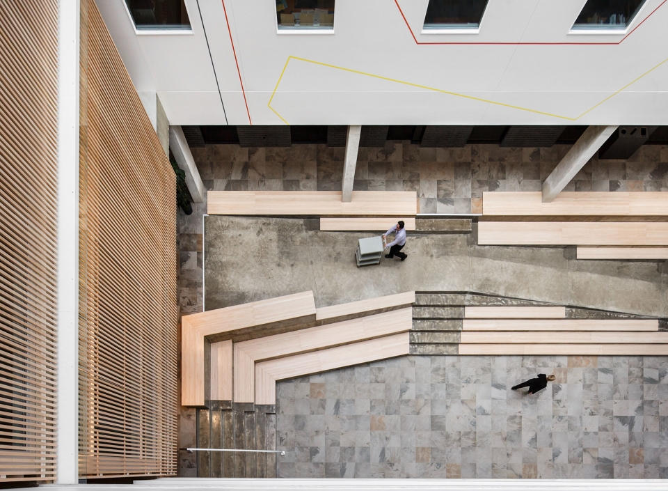 confederation des syndicats nationaux csn headquarters expansion by bgla neuf architectes