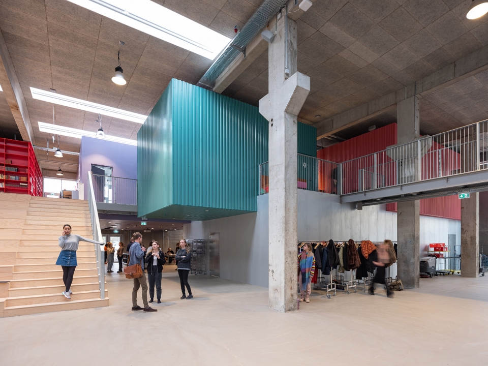 roskilde festival folk high school by mvrdv cobe