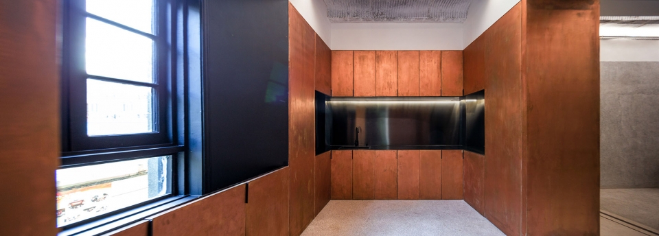 blackstone apartment gallery office china by atelier zeros