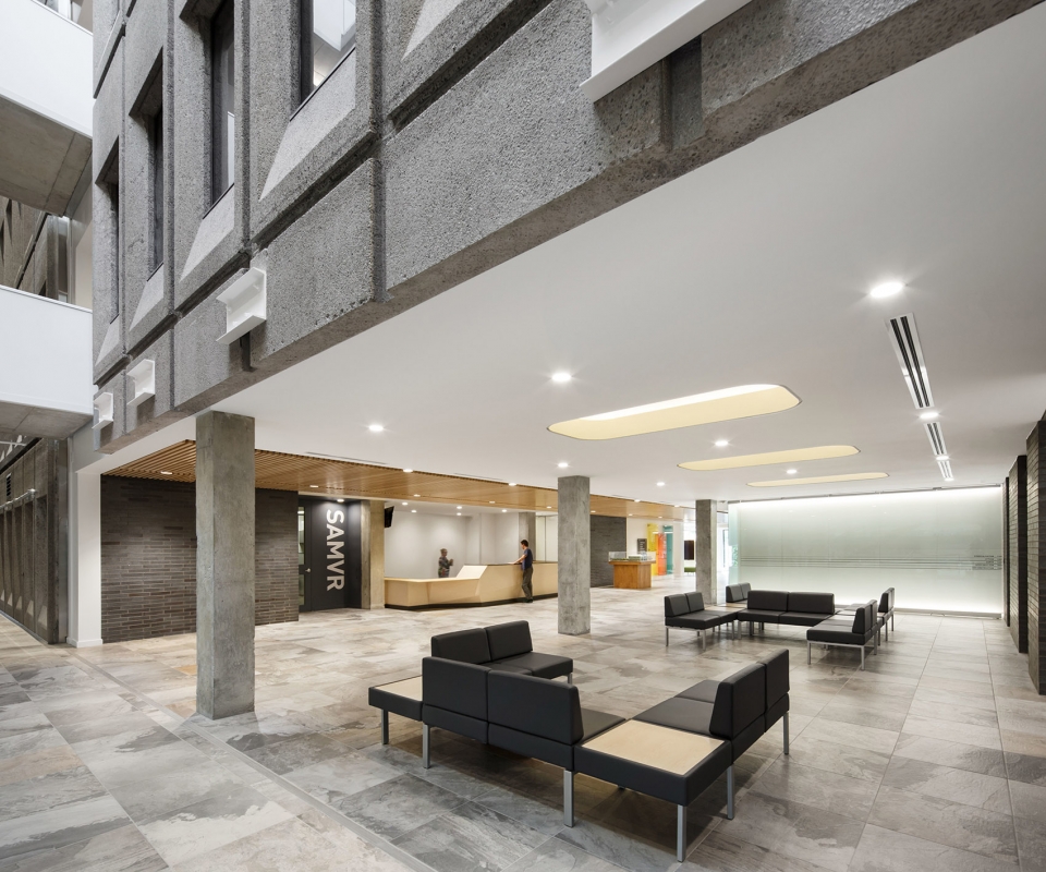 confederation des syndicats nationaux csn headquarters expansion by bgla neuf architectes