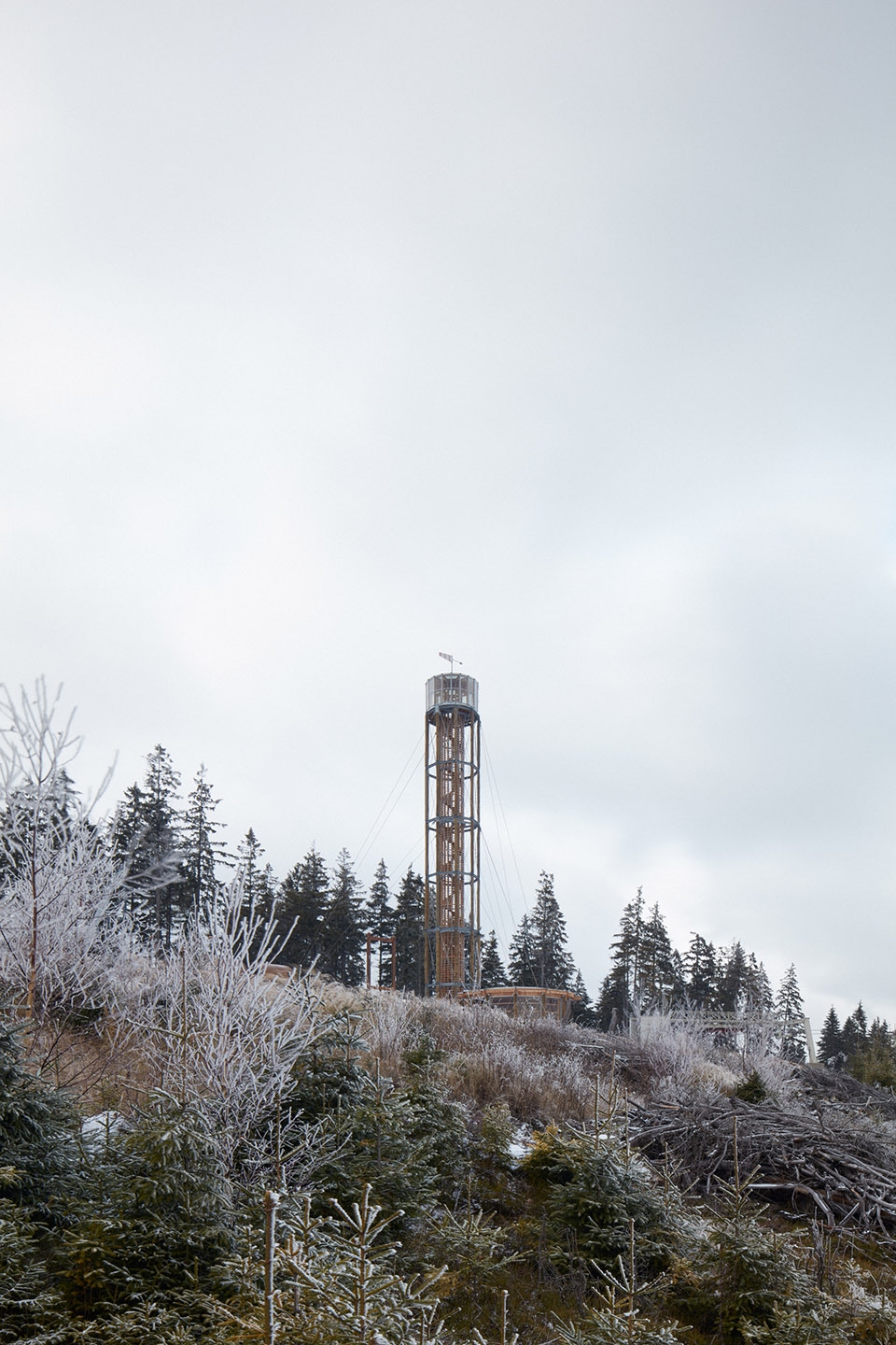 lookout tower at kralicak by hut architektury martin rajnis s r o
