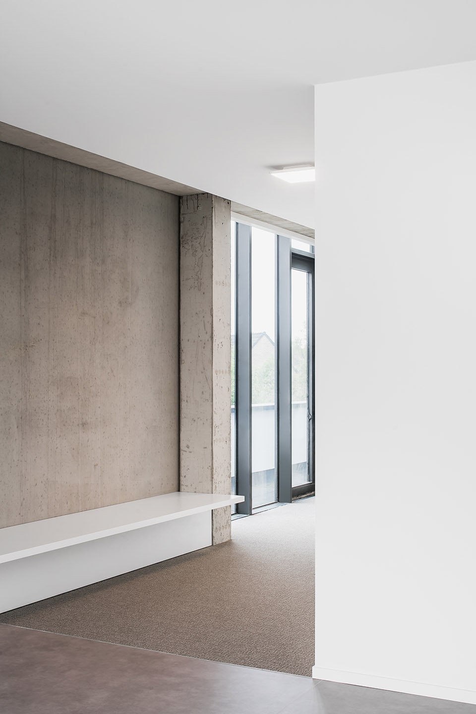 ▼混凝土,金属,玻璃,白墙塑造的空间,space created by concreter