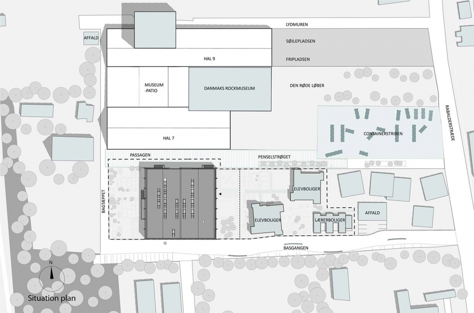 roskilde festival folk high school by mvrdv cobe