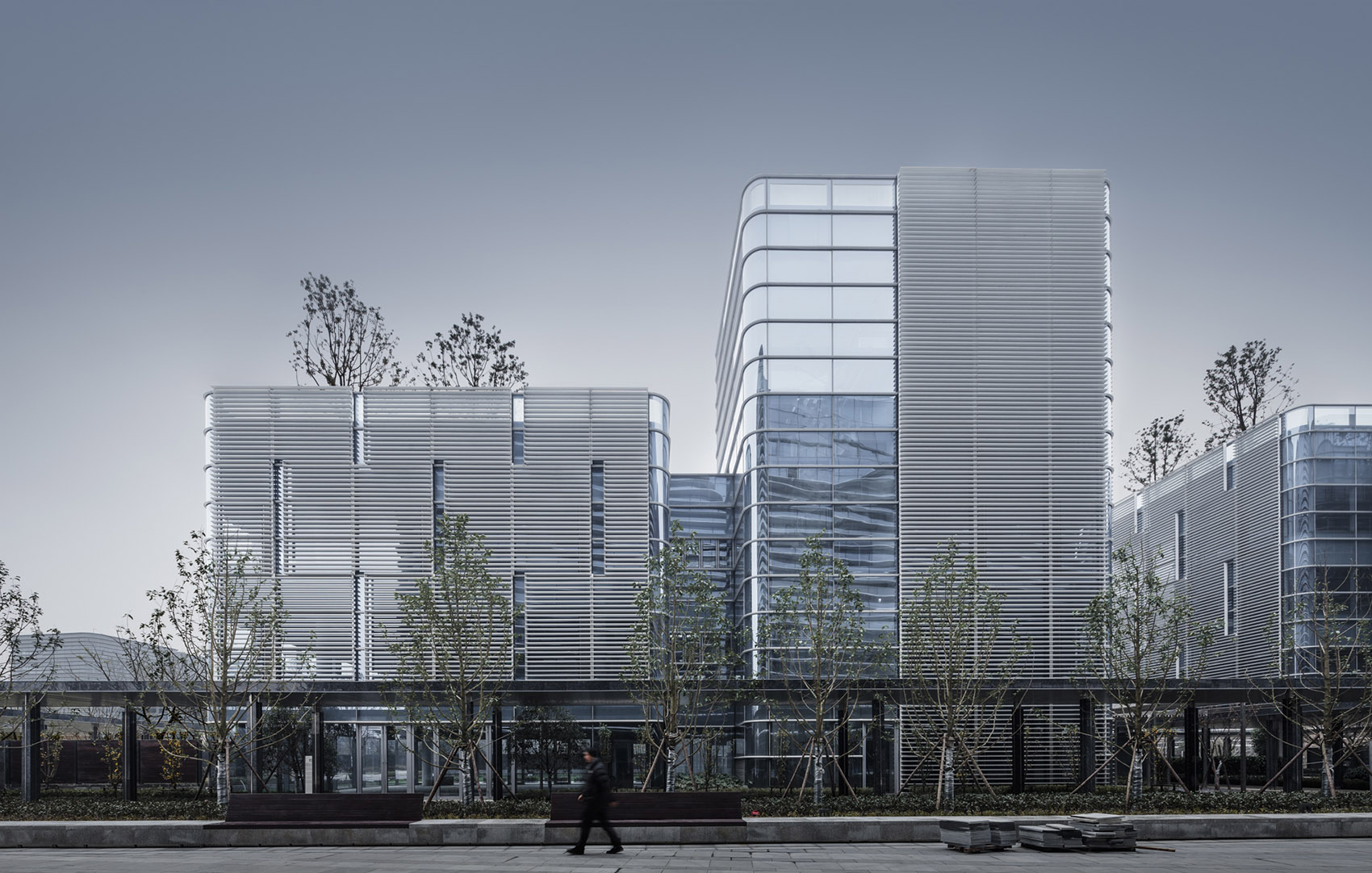 Xinxi Building Construction Records of Hangzhou Xixi Green Office Complex, China by ...
