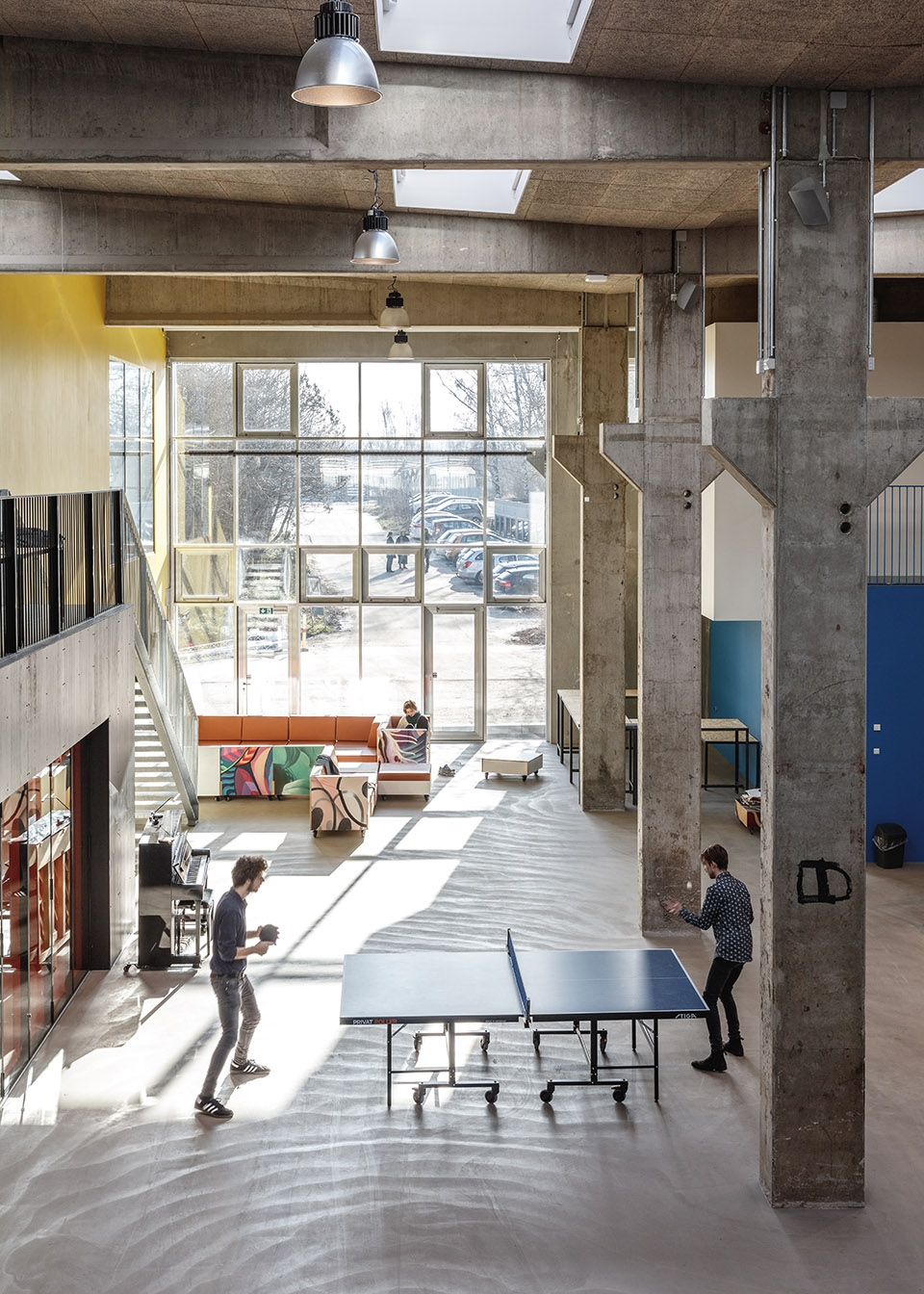 roskilde festival folk high school by mvrdv cobe