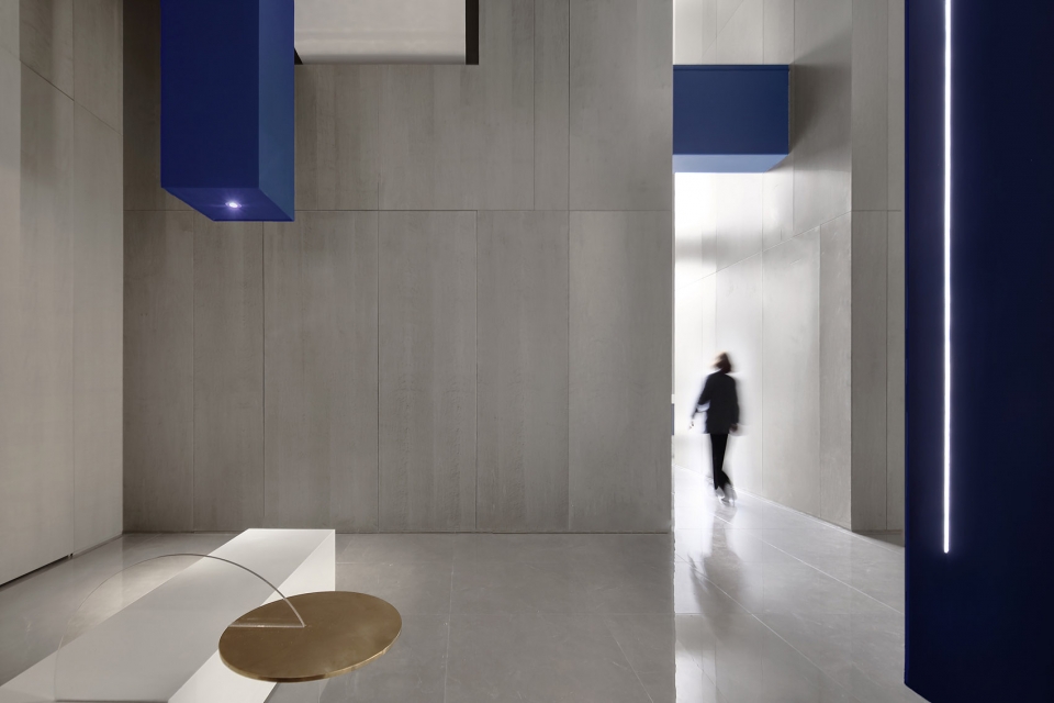 original mejacci showroom by aw design
