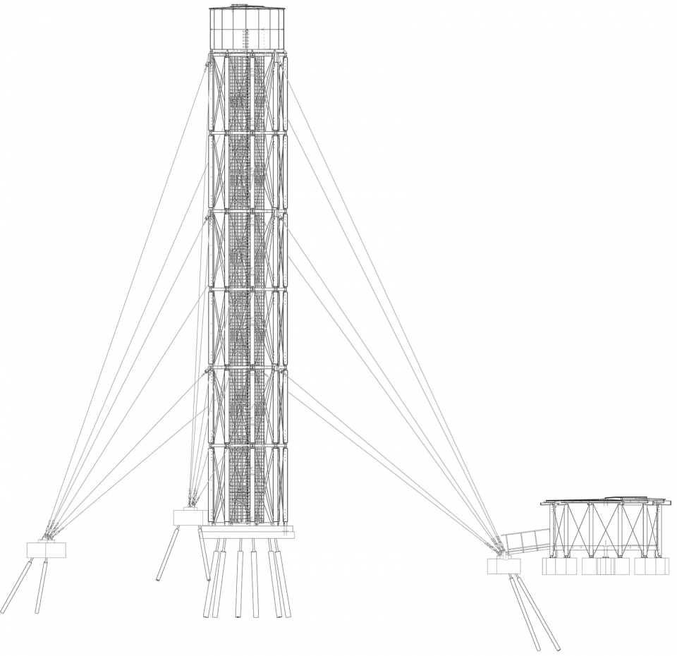 lookout tower at kralicak by hut architektury martin rajnis s r o