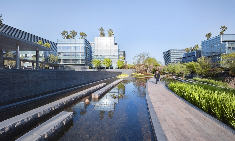 construction records of hangzhou xixi green office complex china by gad