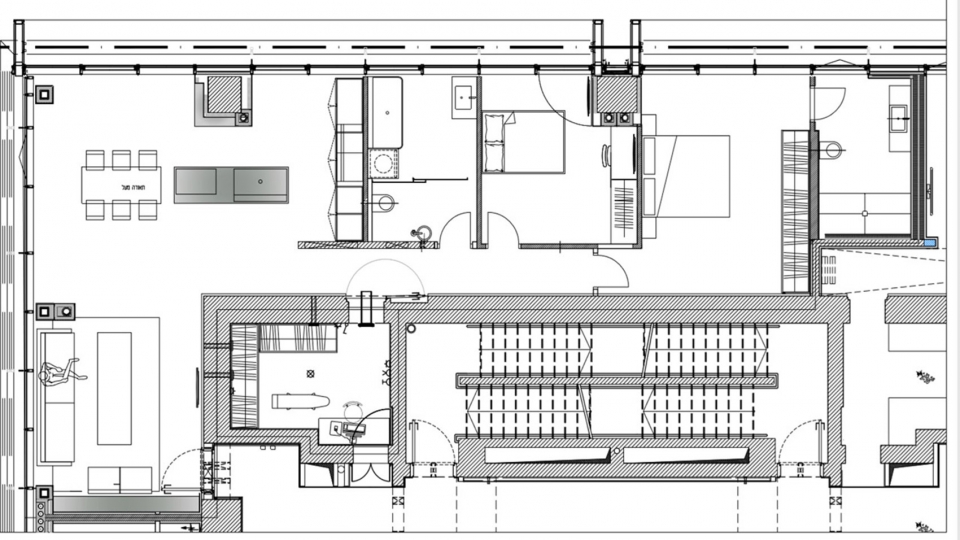 a3 art curators rothchild apartment by raz melamed architect