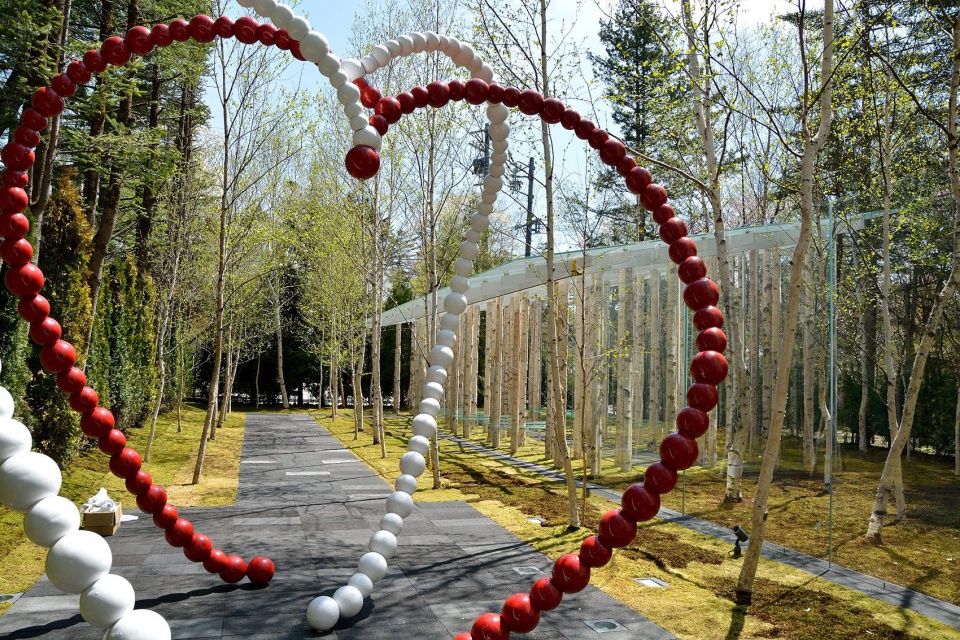 birch moss chapel by kengo kuma and associates