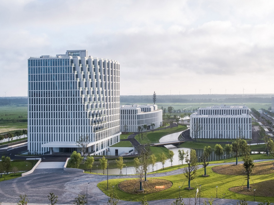 building 1 2 and 3 of shanghai chongming sports training base phase i china by atelier l