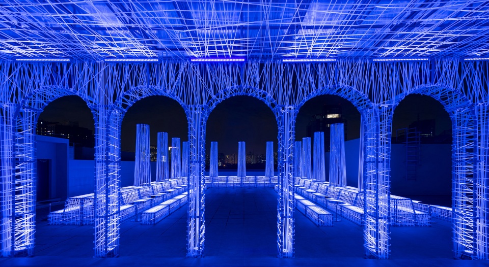 nyx rooftop club china by alberto caiola studio