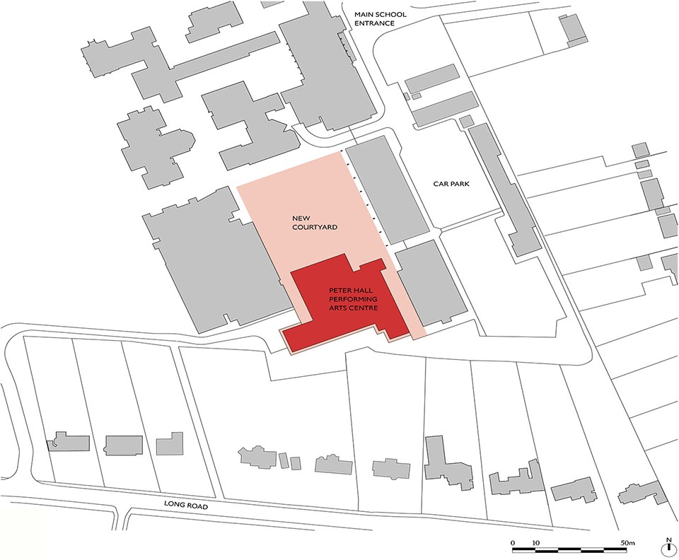 peter hall performing arts centre at the perse school by haworth tompkins