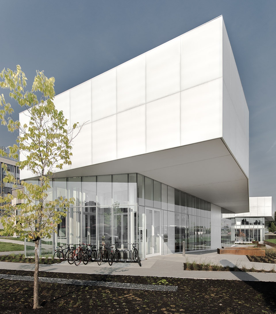 saul bellow library by chevalier morales architectes