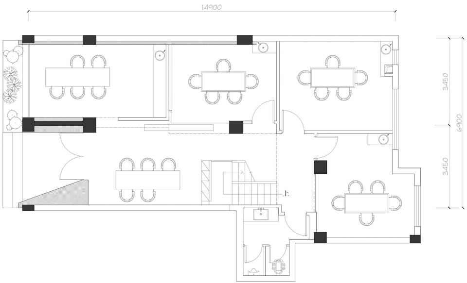 big in small tea house design china by huang feng