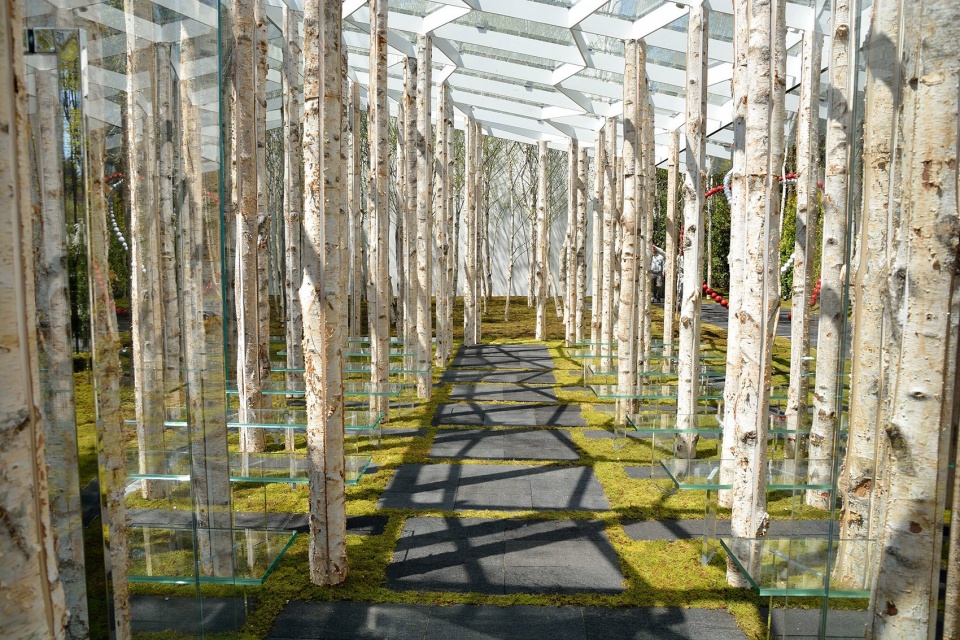 birch moss chapel by kengo kuma and associates