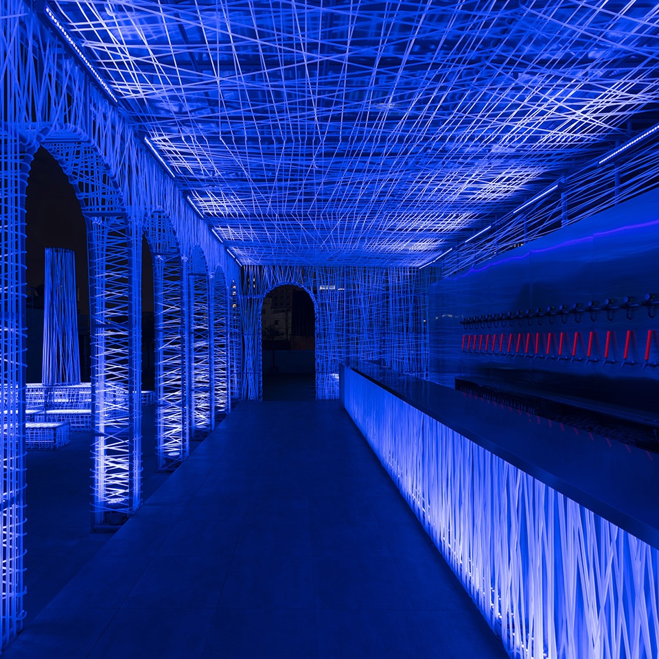 nyx rooftop club china by alberto caiola studio