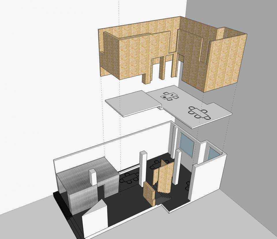 big in small tea house design china by huang feng
