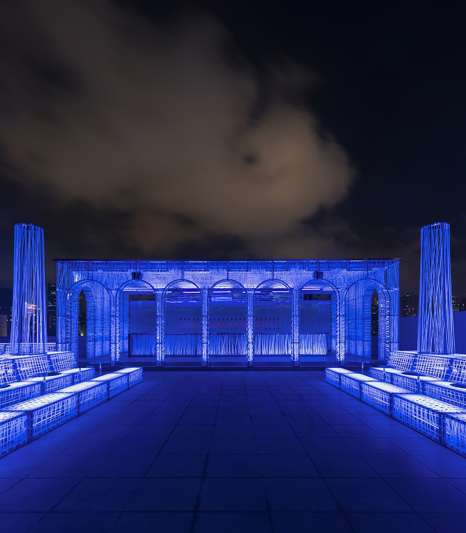 nyx rooftop club china by alberto caiola studio