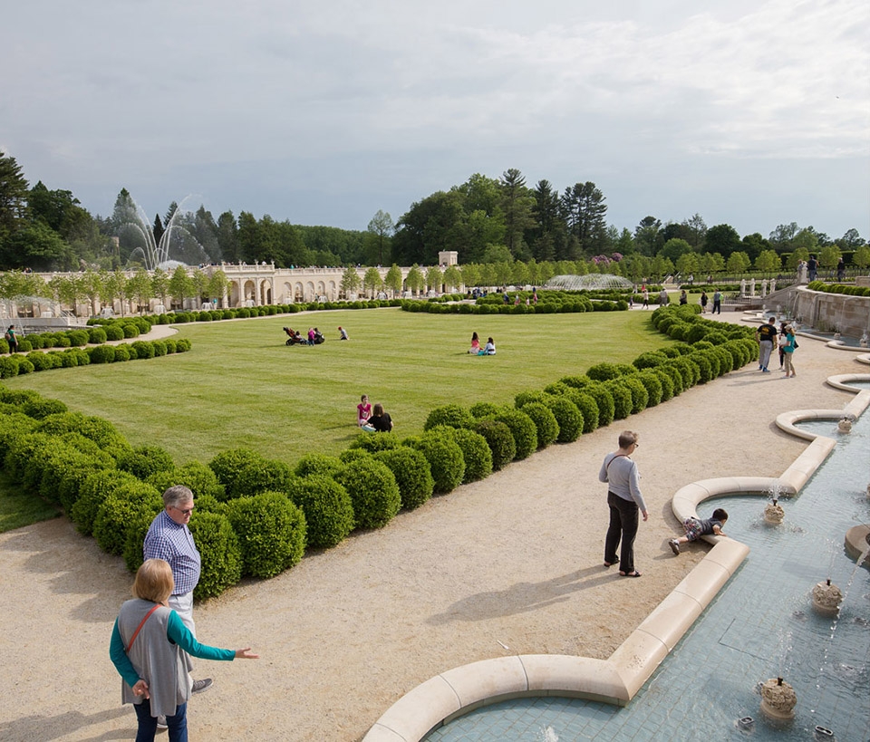 2018 asla general design award of honor longwood gardens main fountain garden by west 8 urban design landscape architecture