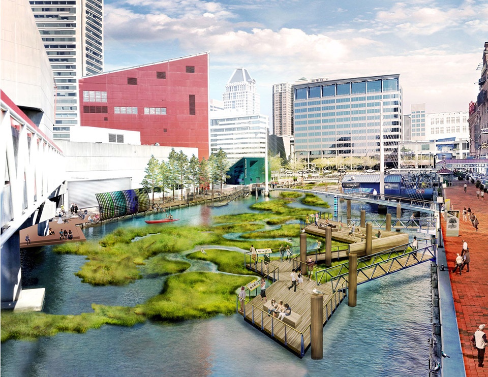 2018 asla research award of honor urban aquatic health integrating new technologies and resiliency into floating wetlands by ayers saint...