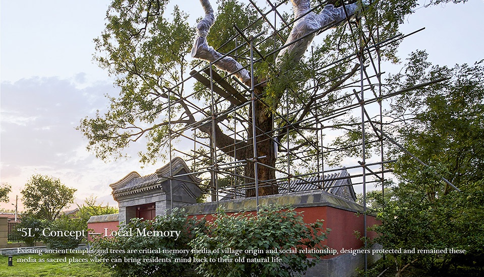 low cost resettlement community ecological landscape construction by china architecture design and research group