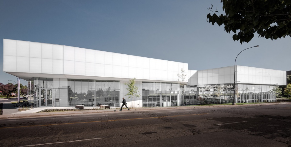 saul bellow library by chevalier morales architectes
