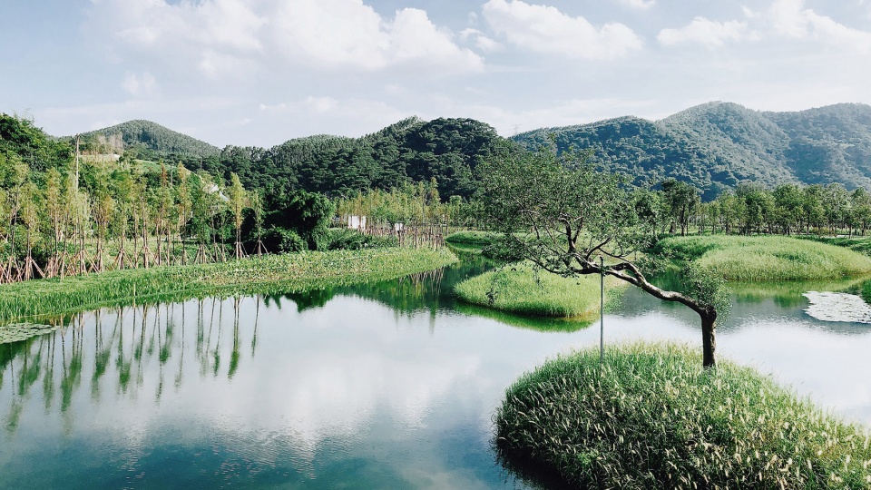 yun shang xi tang wetland resort complex china by iapa