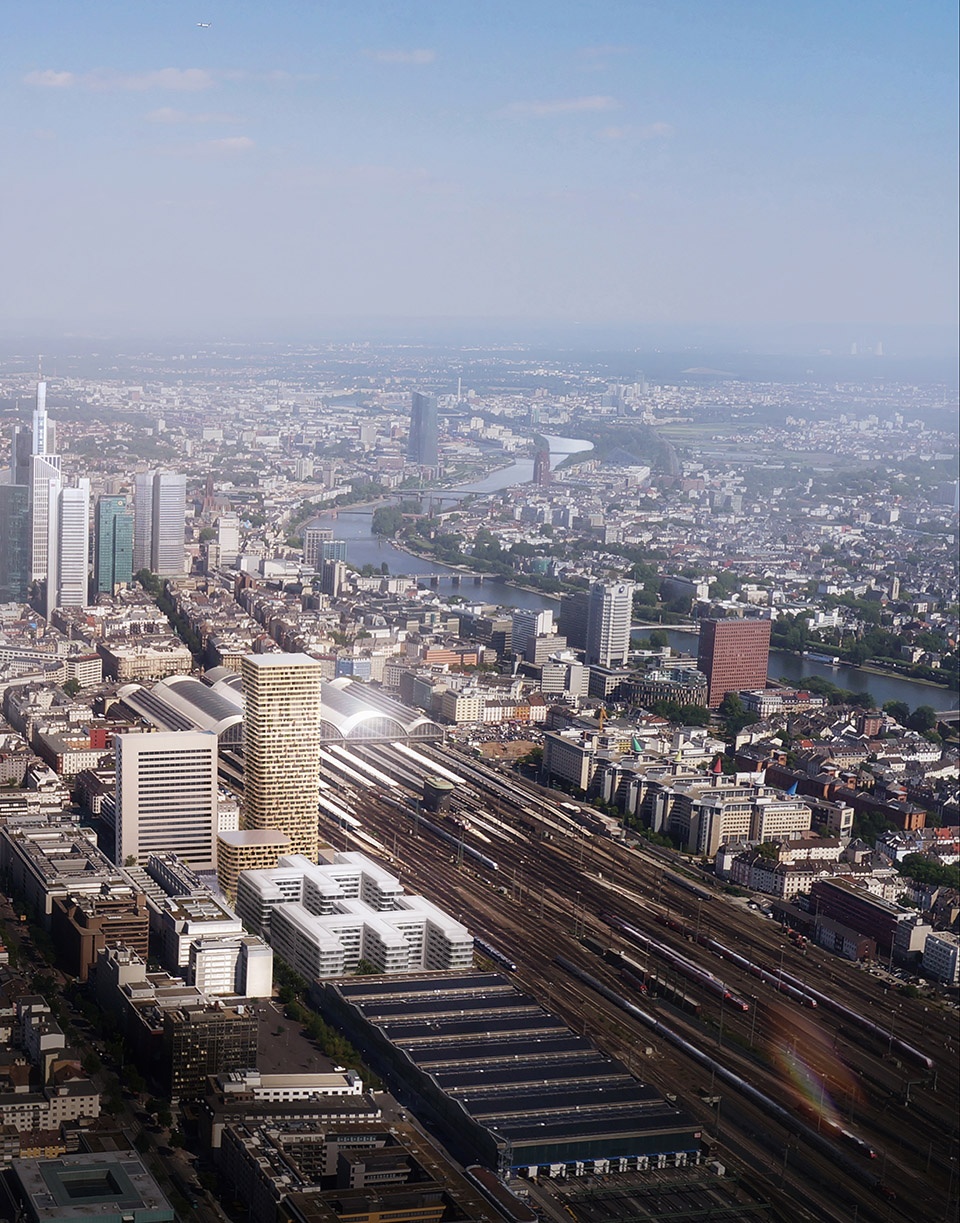 frankfurt grand central by mecanoo