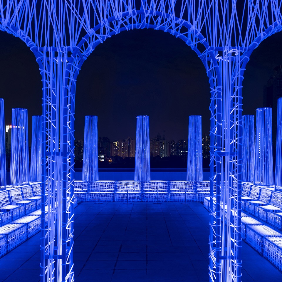 nyx rooftop club china by alberto caiola studio