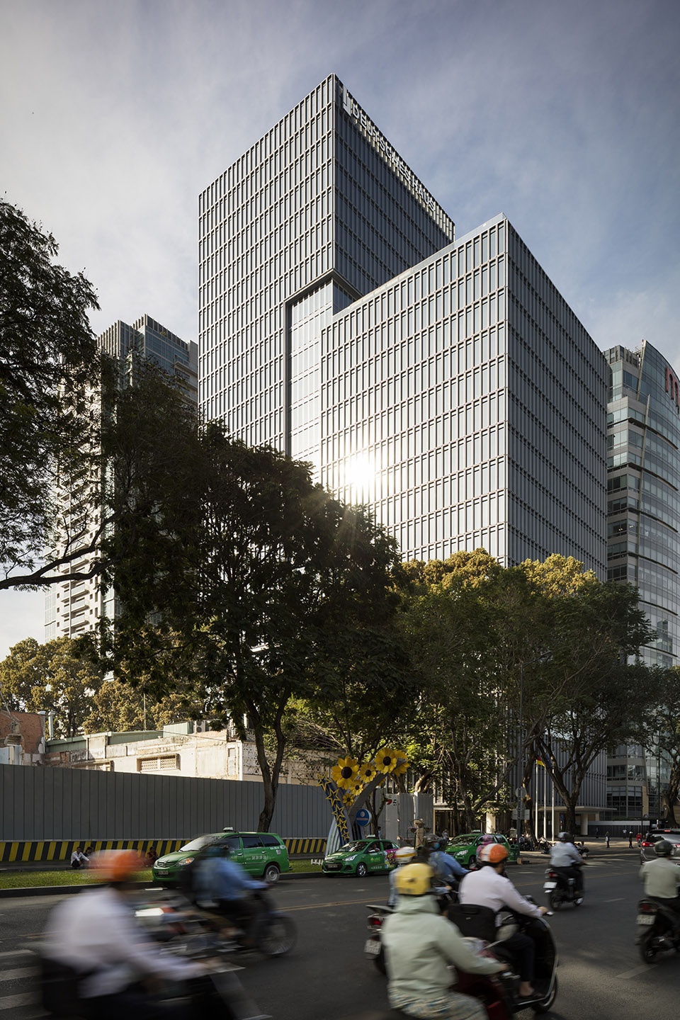 the german house sustainable office building in ho chi minh city by gmp