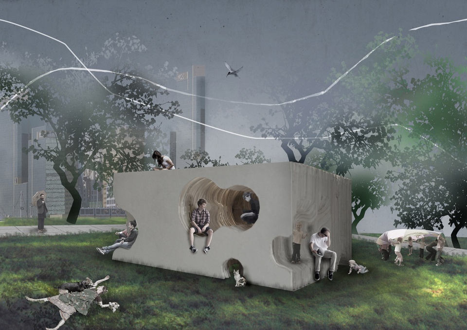 urban research the gaps of public space by monolith architects