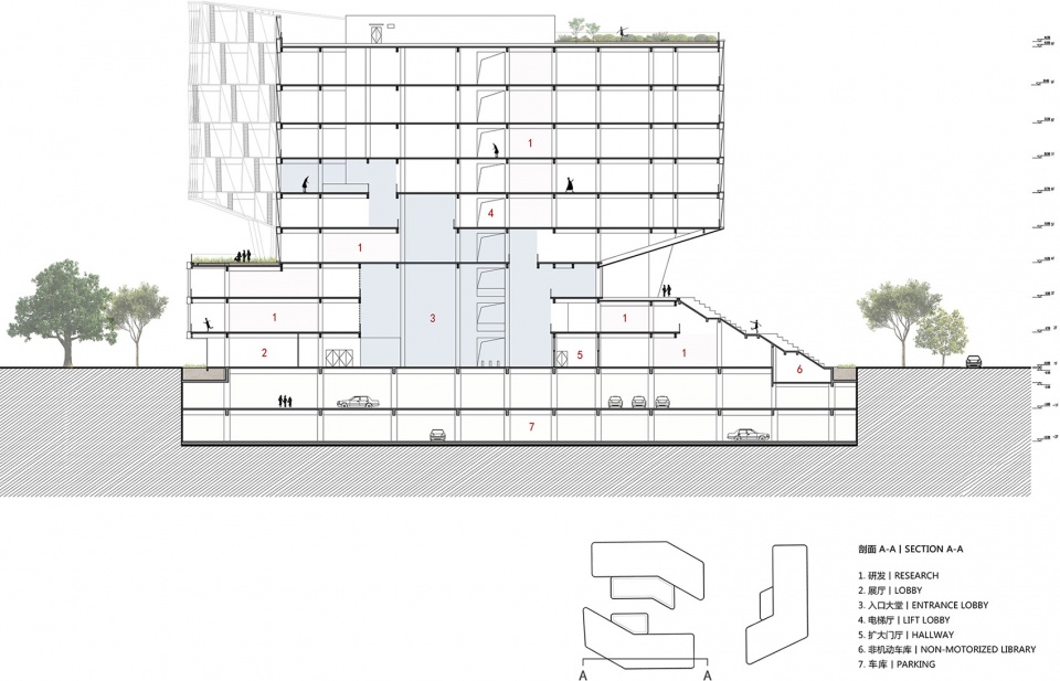 whales coming getui headquarters by lycs architecture