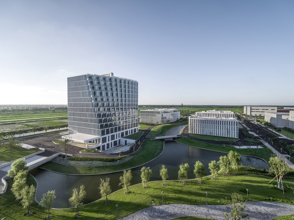 building 1 2 and 3 of shanghai chongming sports training base phase i china by atelier l