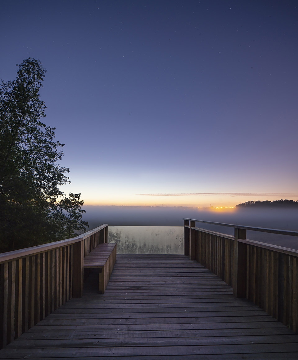 nattours accessible recreational path by studio puisto architects
