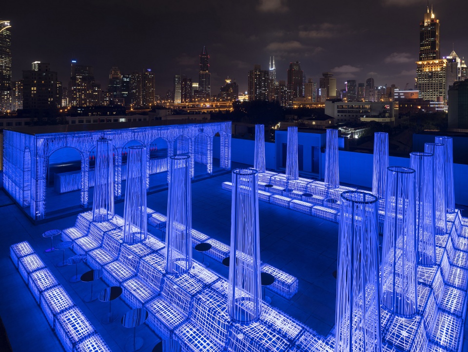 nyx rooftop club china by alberto caiola studio