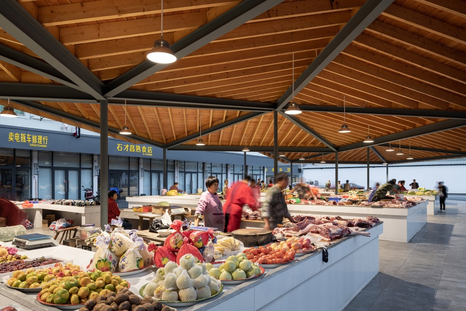 the renovation of the xiafu village farmers market china by bengo studio