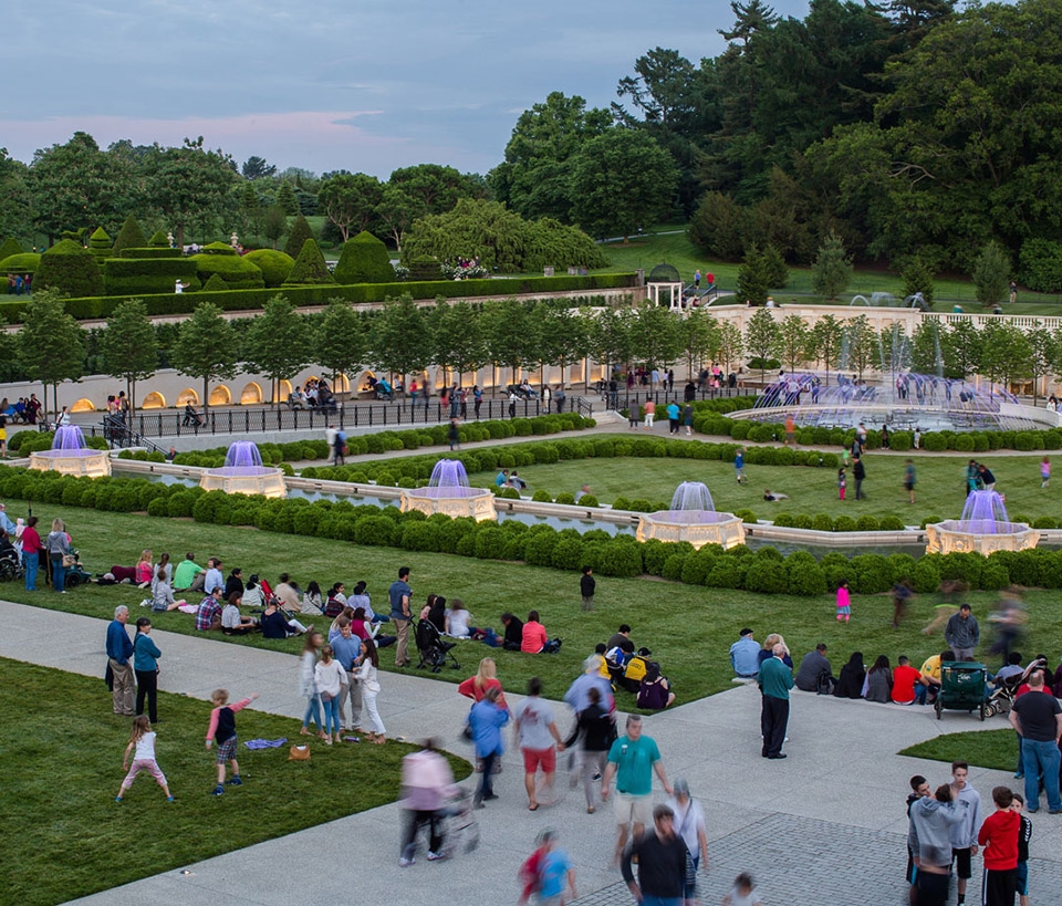 2018 asla general design award of honor longwood gardens main fountain garden by west 8 urban design landscape architecture