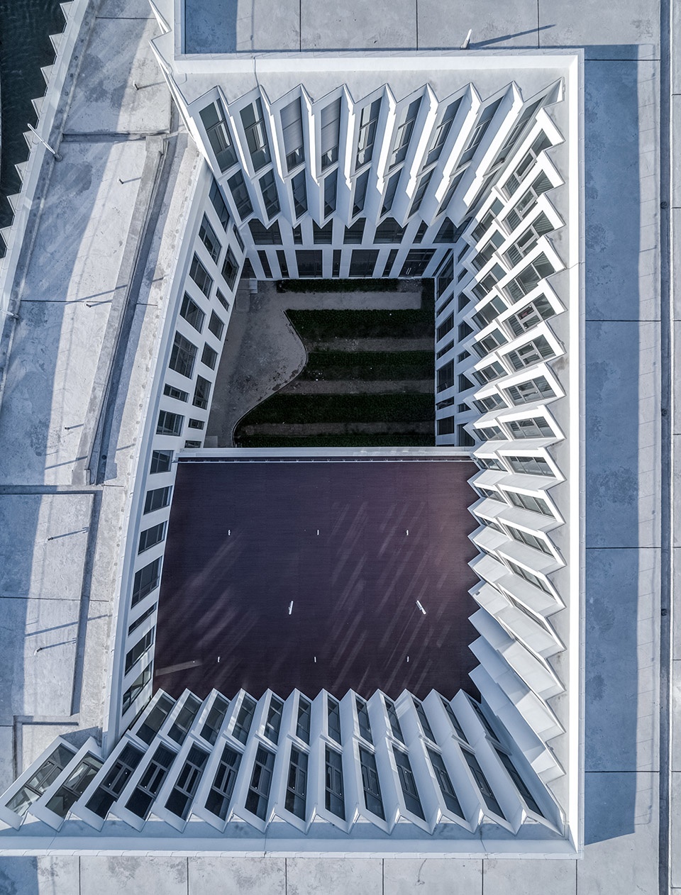 building 1 2 and 3 of shanghai chongming sports training base phase i china by atelier l