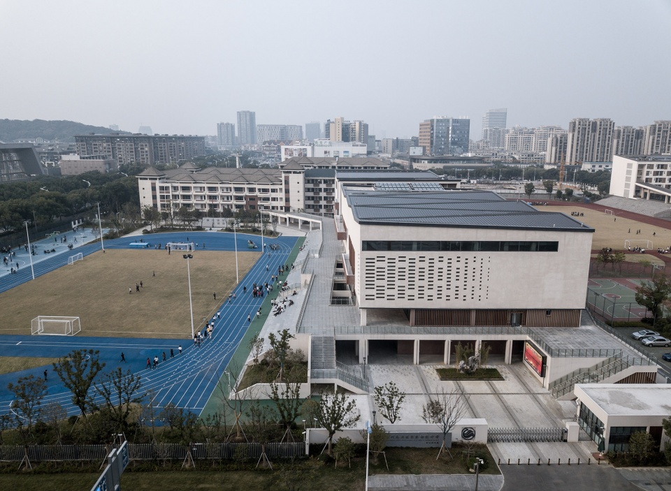 expansion of suzhou new district experimental junior high school east campus china by tus design group co ltd
