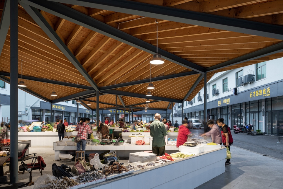 the renovation of the xiafu village farmers market china by bengo studio