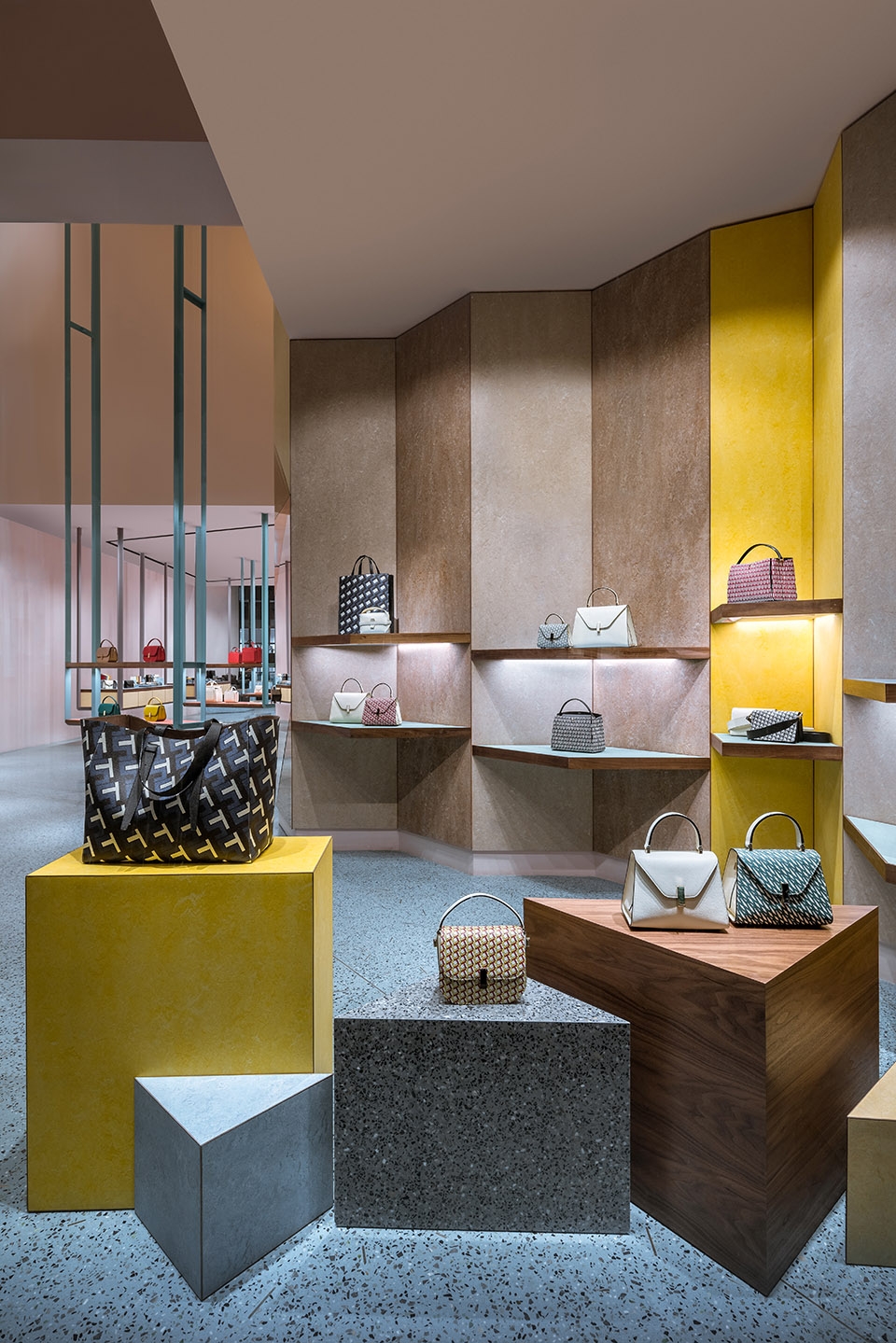 valextra beijing flagship store china by martino gamper