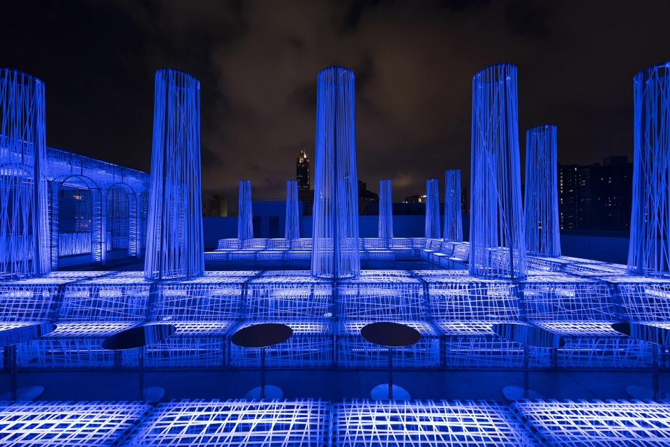 nyx rooftop club china by alberto caiola studio