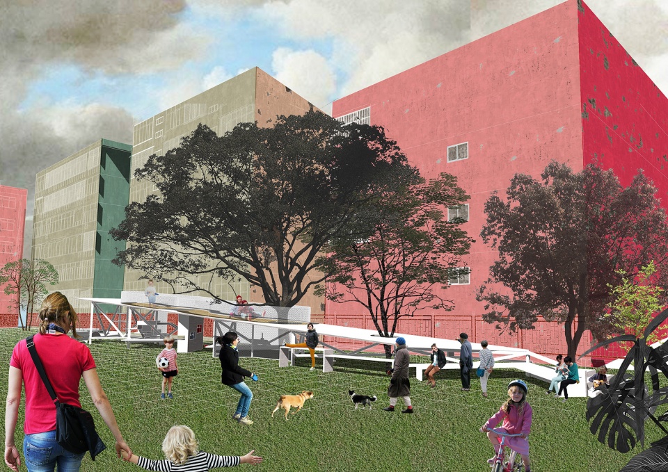 urban research the gaps of public space by monolith architects